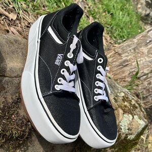 Platform Vans like new